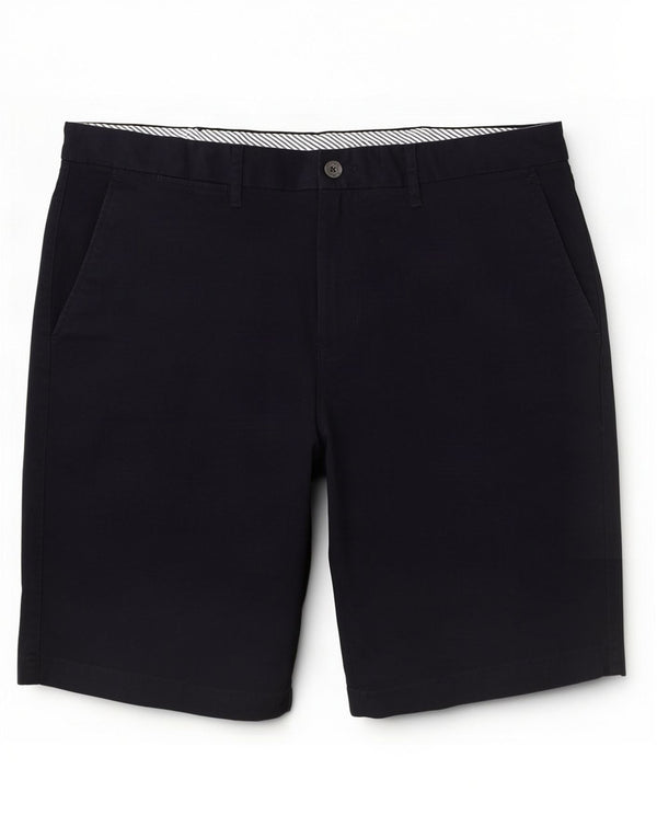 Tommy Hilfiger Pantalones cortos chinos para hombre W34 Grande Algodón azul marino