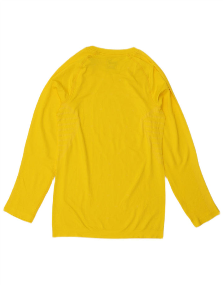 Camiseta Puma Hombre Manga Larga XL Poliéster Amarillo