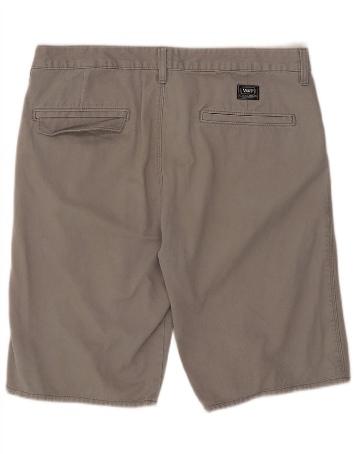 Vans Shorts casuales para hombre W34 Algodón gris grande