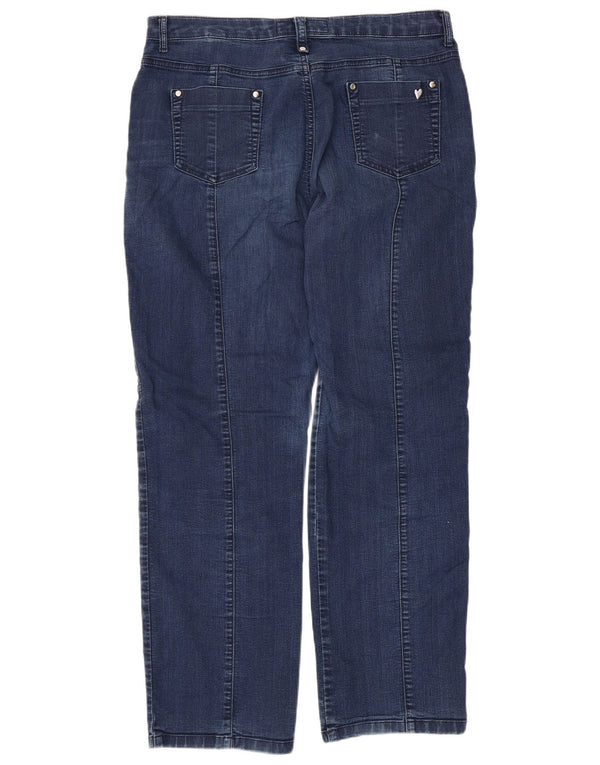Marks & Spencer Jeans rectos Per Una para mujer UK 46 Large W36 L30 Azul marino