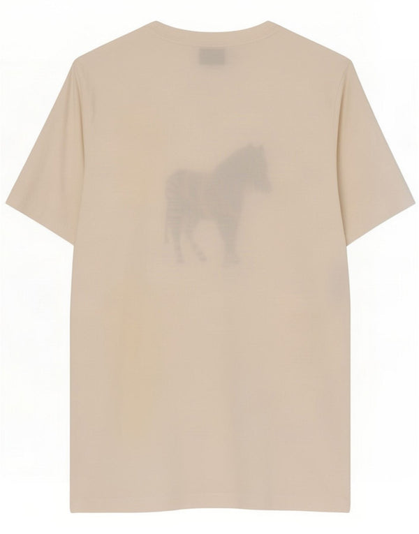 Paul Smith Camiseta gráfica para hombre Top Small White Cotton