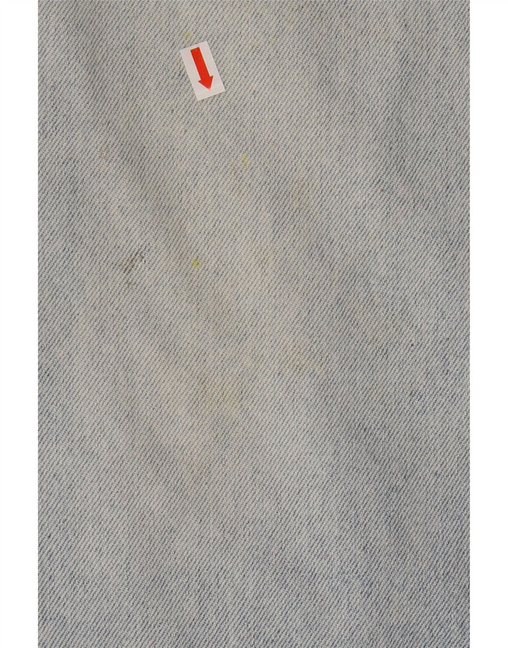 Vaqueros rectos vintage para hombre W34 L30 Algodón azul