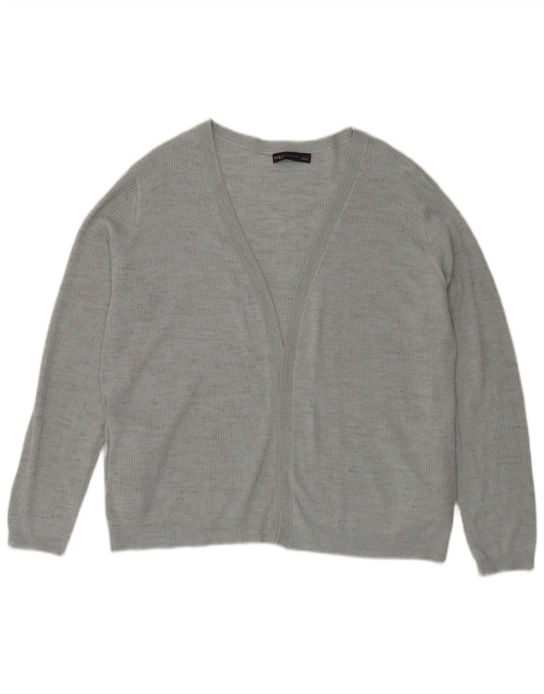 Marks & Spencer - Cárdigan extragrande para mujer, talla 40, talla grande, color azul