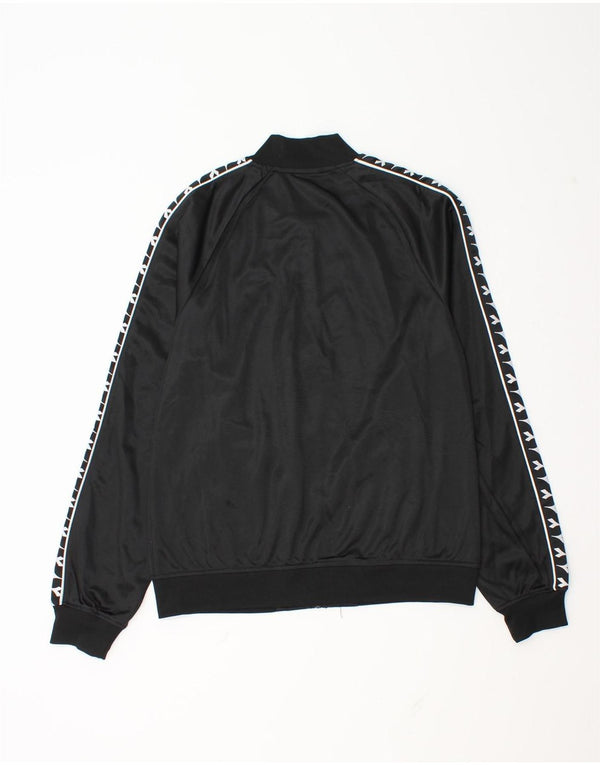 Diadora Mens Graphic Chándal Top Chaqueta Pequeña Negro