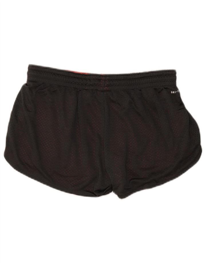 NIKE Pantalones cortos deportivos para mujer UK 44 Mediano Negro Poliéster
