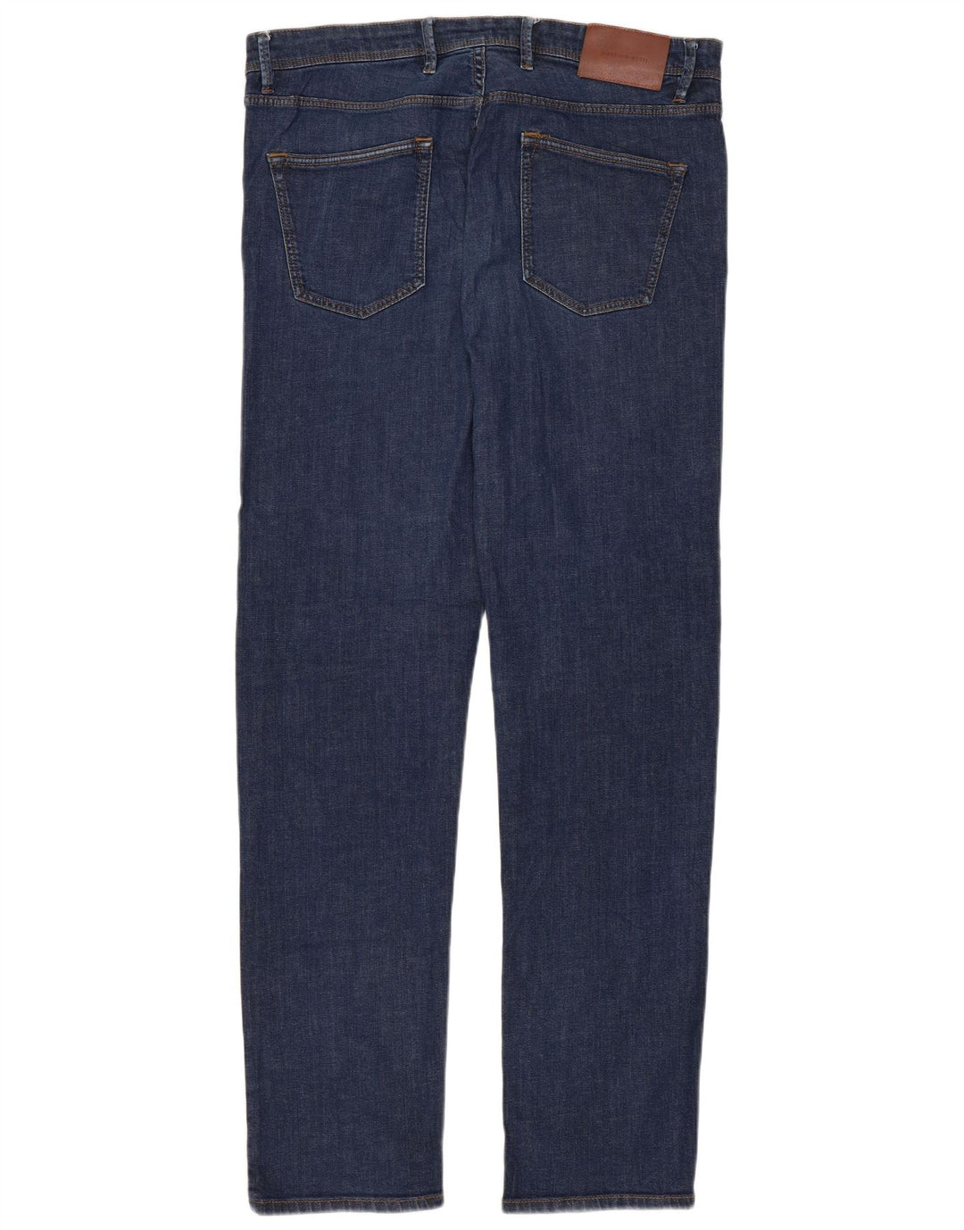 Massimo Dutti Vaqueros Slim Hombre EU 42 Large W32 L30 Azul Marino