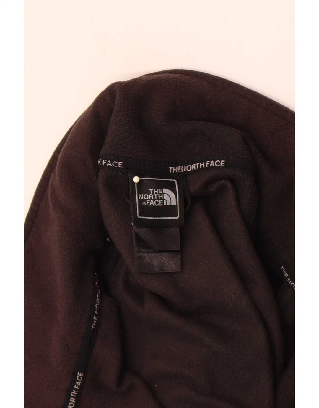 The North Face Chaqueta polar con forro para hombre, talla 40, poliéster negro grande