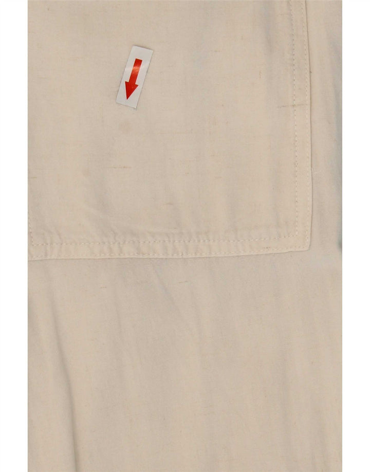 Zara Mujer Joggers Pantalones Cargo Pequeño W26 L27 Blanco