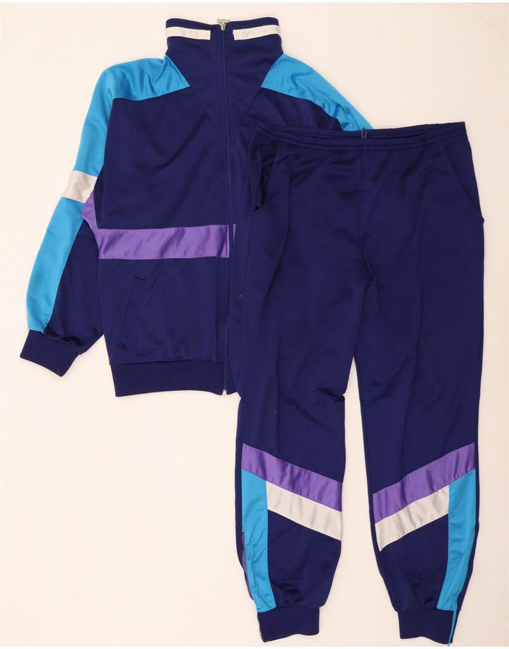 Leopard Chándal completo para hombre ES 46/48 XL Azul marino Colorblock Poliéster