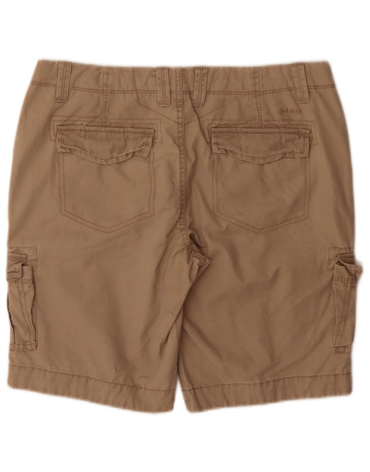 Pantalones cortos cargo para mujer Fat Face UK 12 Medium W32 Algodón beige