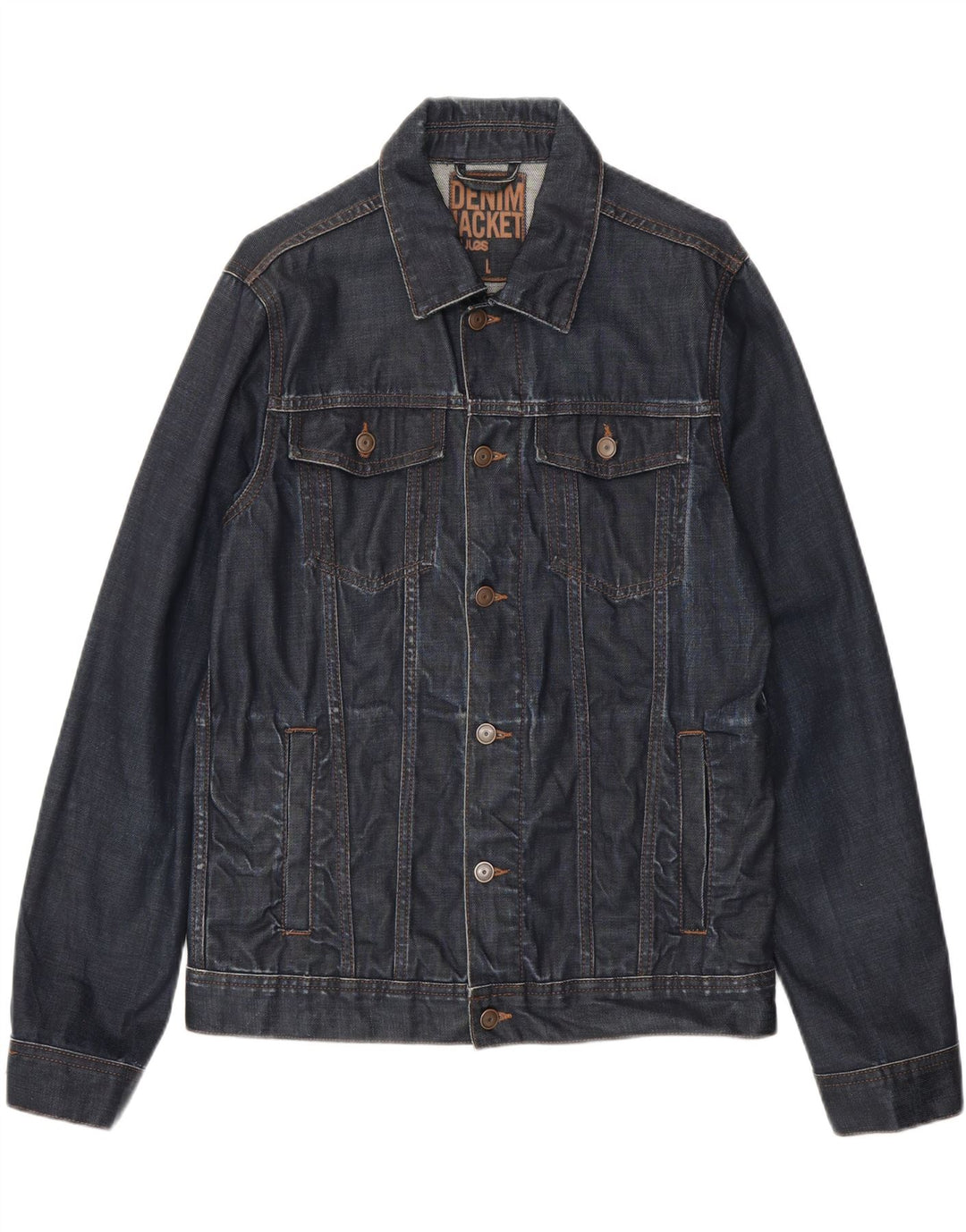 Jules Chaqueta vaquera para hombre UK 40 Large Azul marino