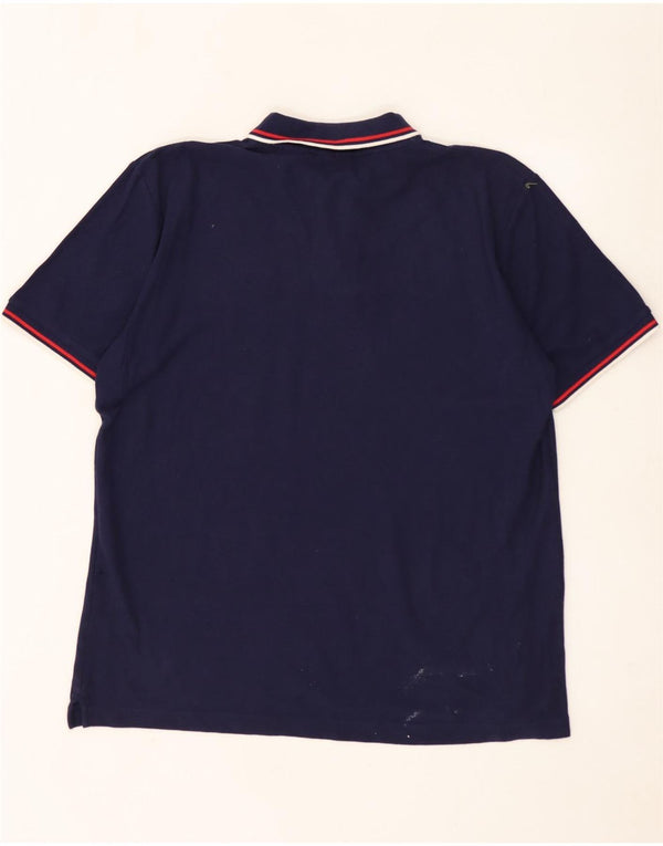 FILA Polo Hombre XL Azul Marino Algodón