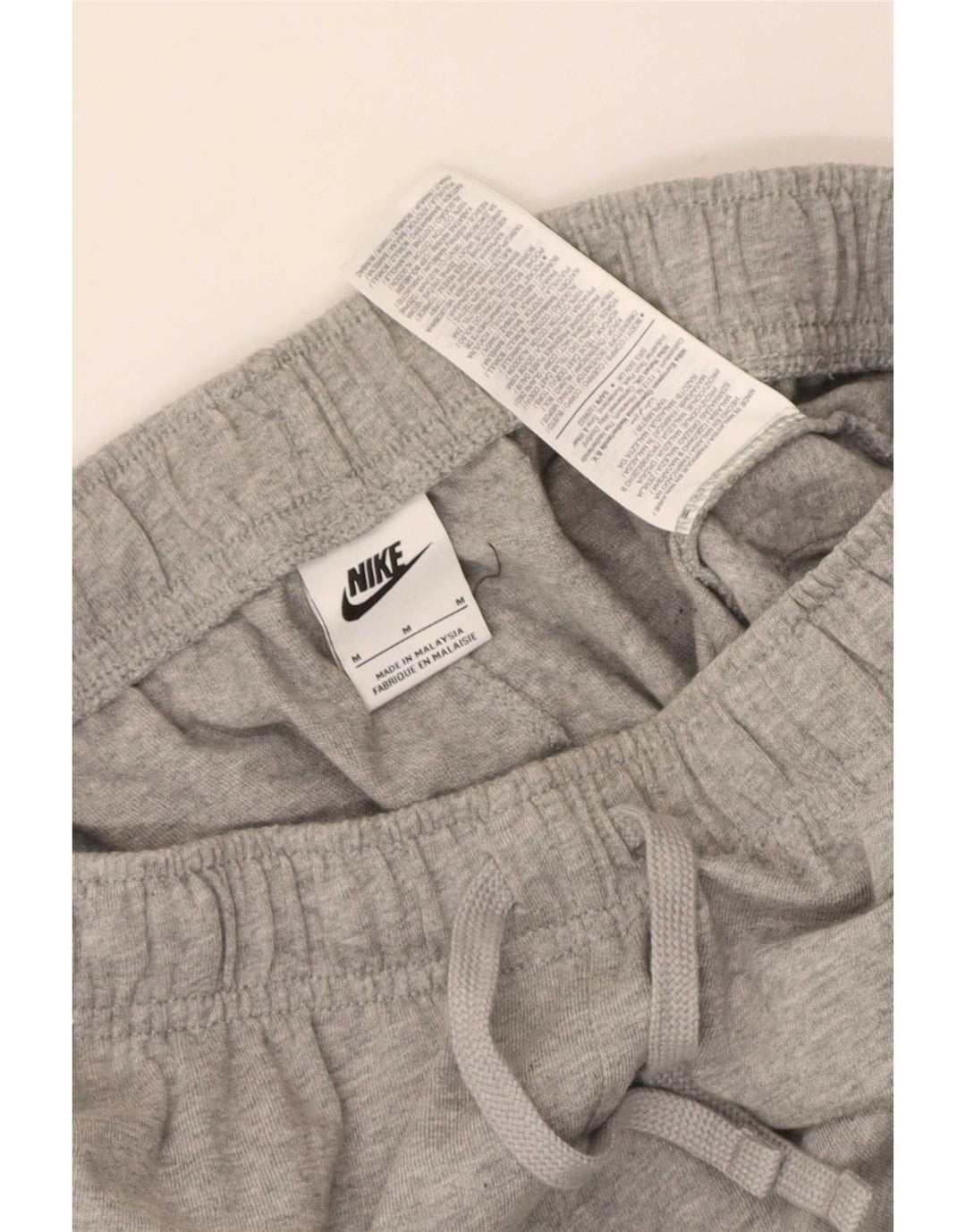 Pantalones cortos deportivos Nike para hombre de algodón moteado en gris medio