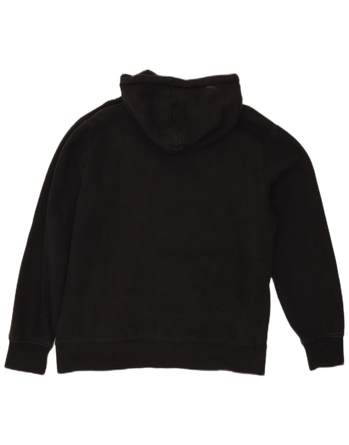 Reebok - Sudadera con capucha para hombre, diseño gráfico, talla grande, color negro