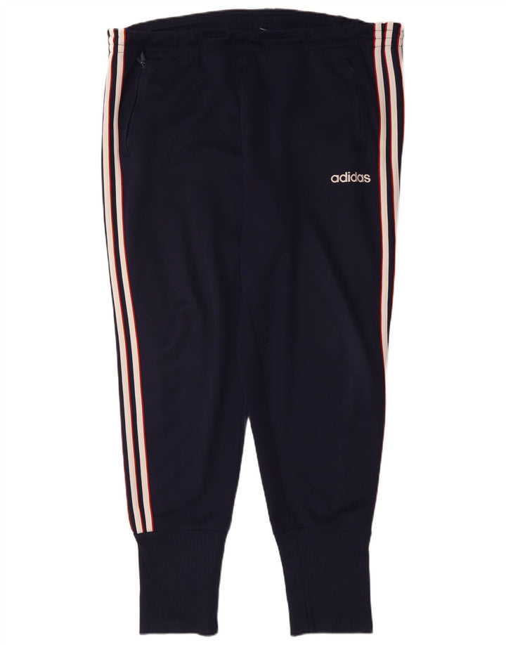 ADIDAS Pantalones de chándal para hombre Joggers UK 44/46 Large Azul marino Poliéster
