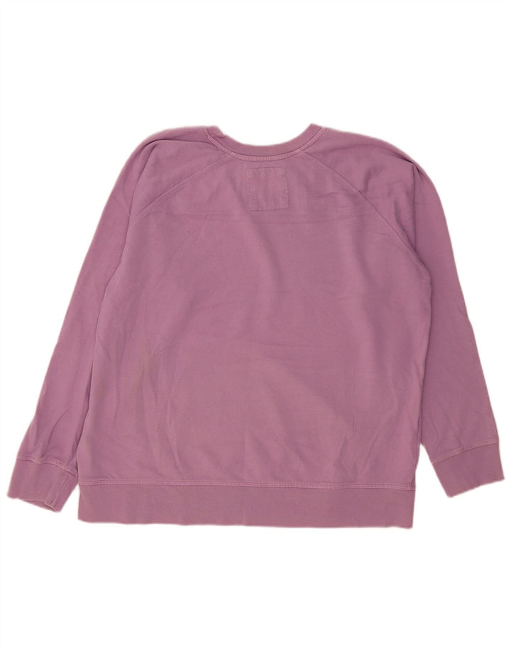 Crew Clothing - Sudadera extragrande para mujer, talla 12, algodón morado mediano