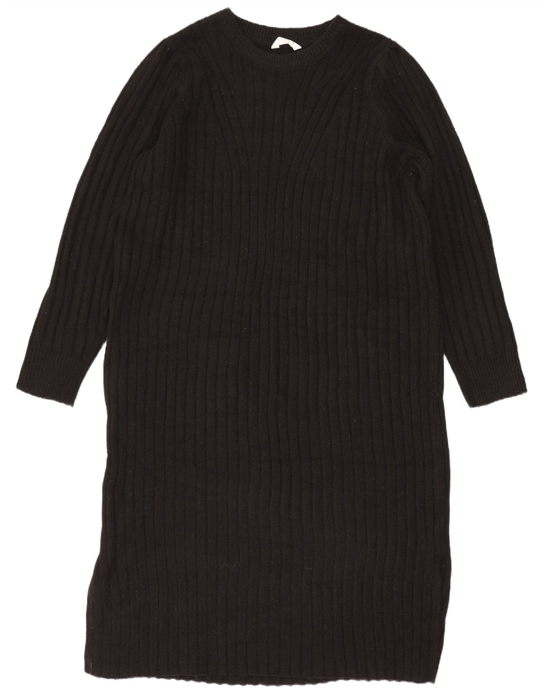 John Lewis Vestido tipo jersey extragrande de manga larga para mujer UK 44 Mediano Negro