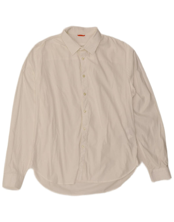 Cerruti 1881 Camisa Hombre Grande Algodón Blanco