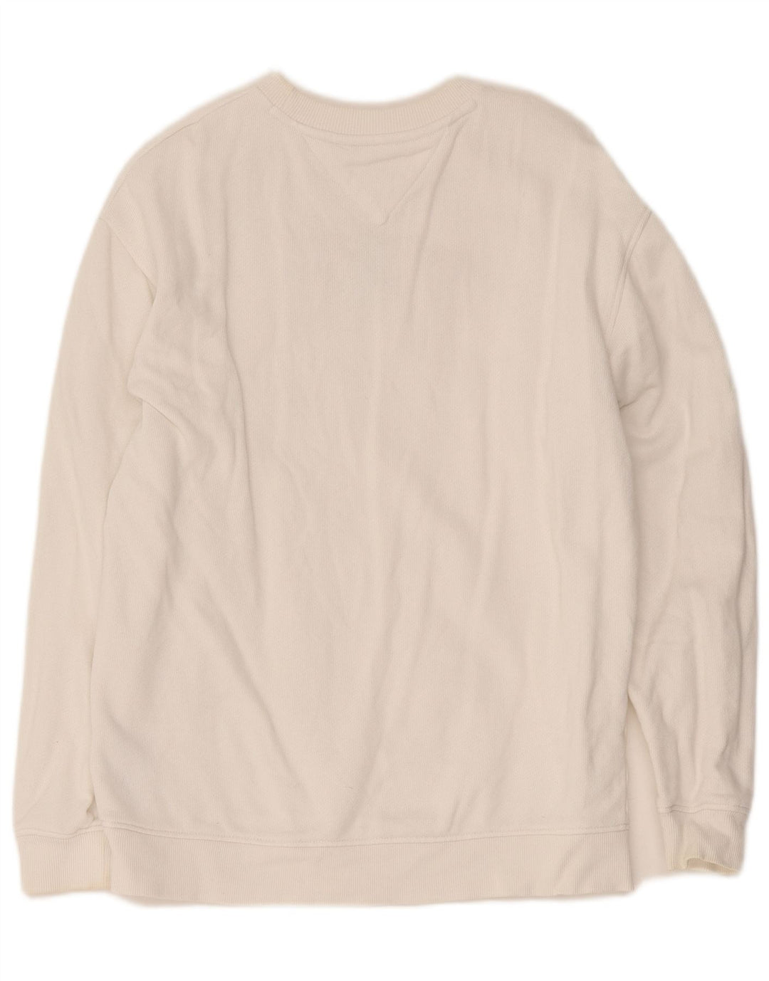 Tommy Hilfiger Sudadera de gran tamaño con gráfico para mujer UK 10 Small White