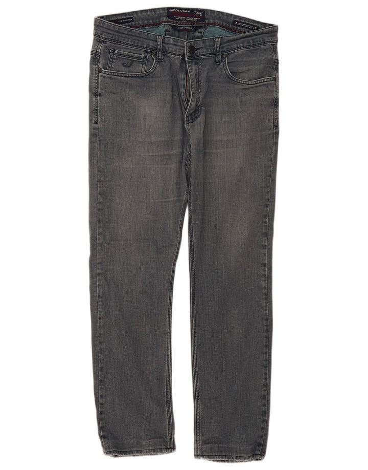 Jacob Cohen Vaqueros ajustados para hombre W34 L30 Gris