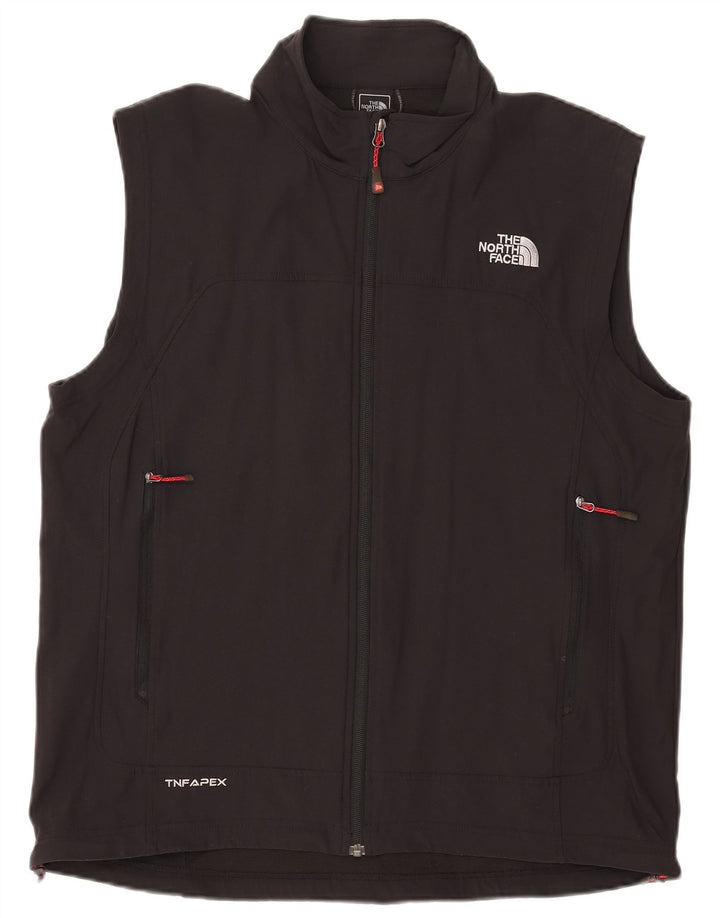 THE NORTH FACE Chaqueta de chándal sin mangas para hombre XL Nylon negro