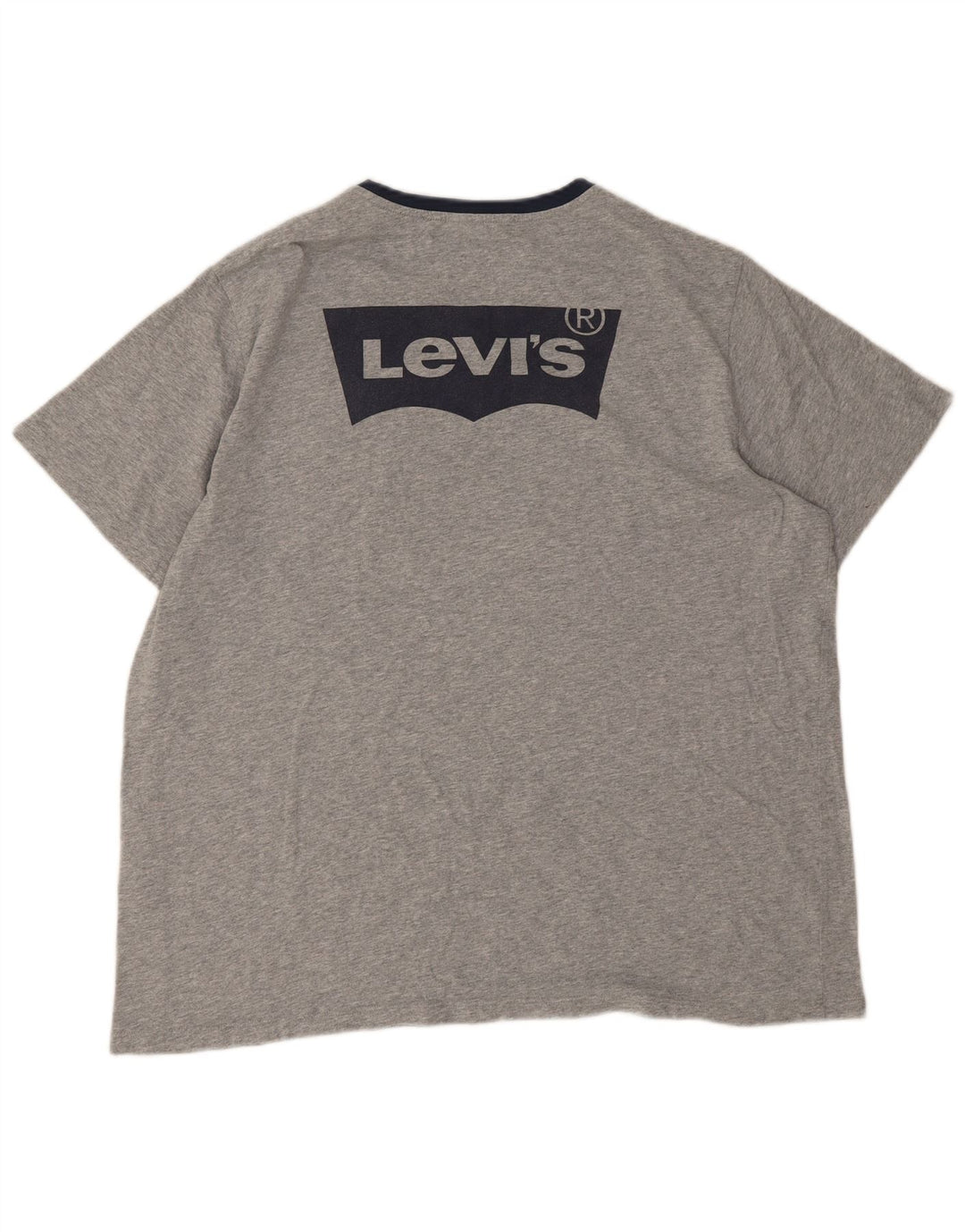 Levi's Hombre Camiseta Gráfica Top XL Algodón Gris