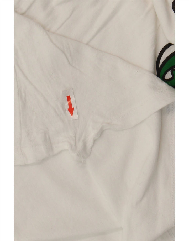 Puma - Camiseta gráfica para mujer, talla 40, talla grande, algodón blanco