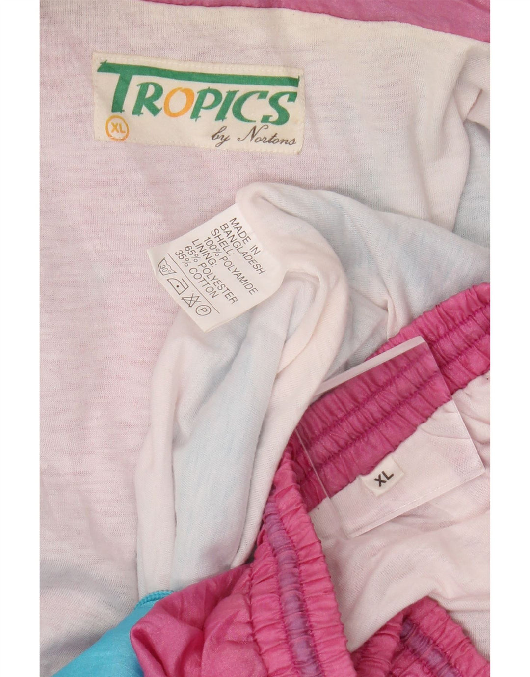 Nortons Chándal Completo Hombre XL Poliamida Color Block Rosa