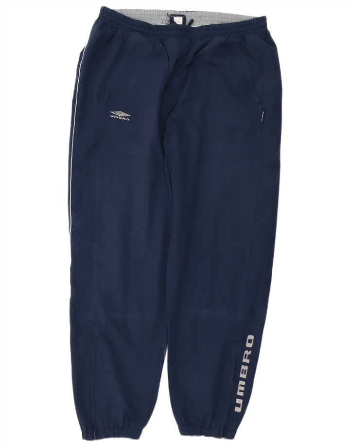 Umbro Hombre Pantalones De Chándal Gráfico Joggers Grande Poliéster Azul Marino
