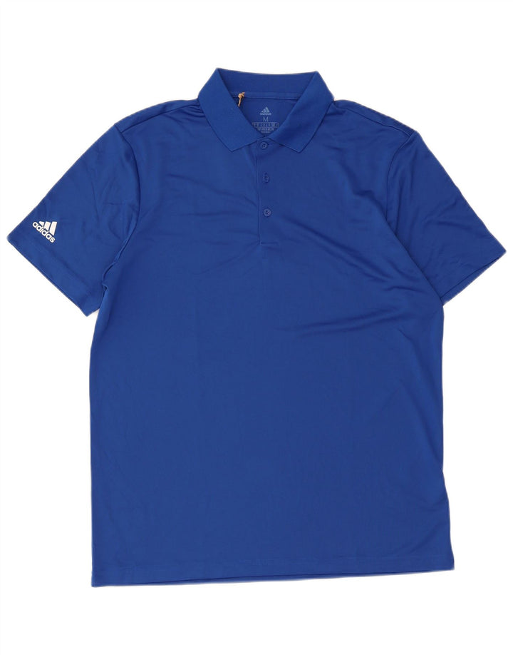 Polo Adidas Hombre Poliéster Azul Medio