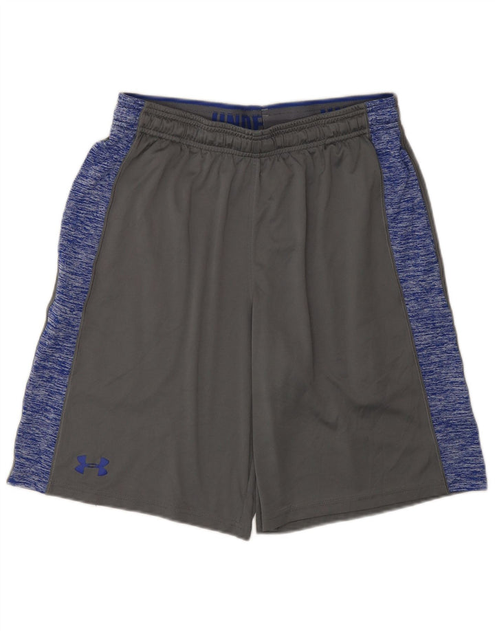 Under Armour Hombre Pantalones cortos deportivos Poliéster color block gris medio