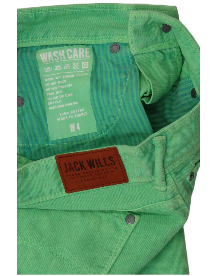 JACK WILLS Falda vaquera para mujer UK 4 XS W26 Algodón verde