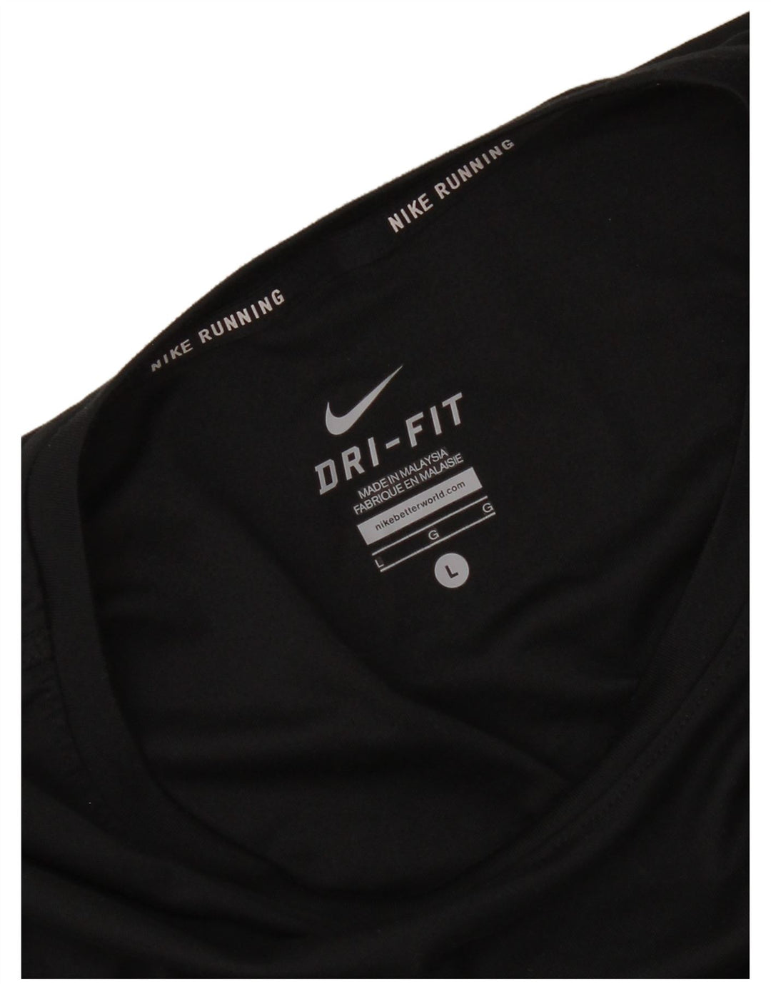 Nike Dri Fit Top de manga larga para mujer, talla 40, color negro