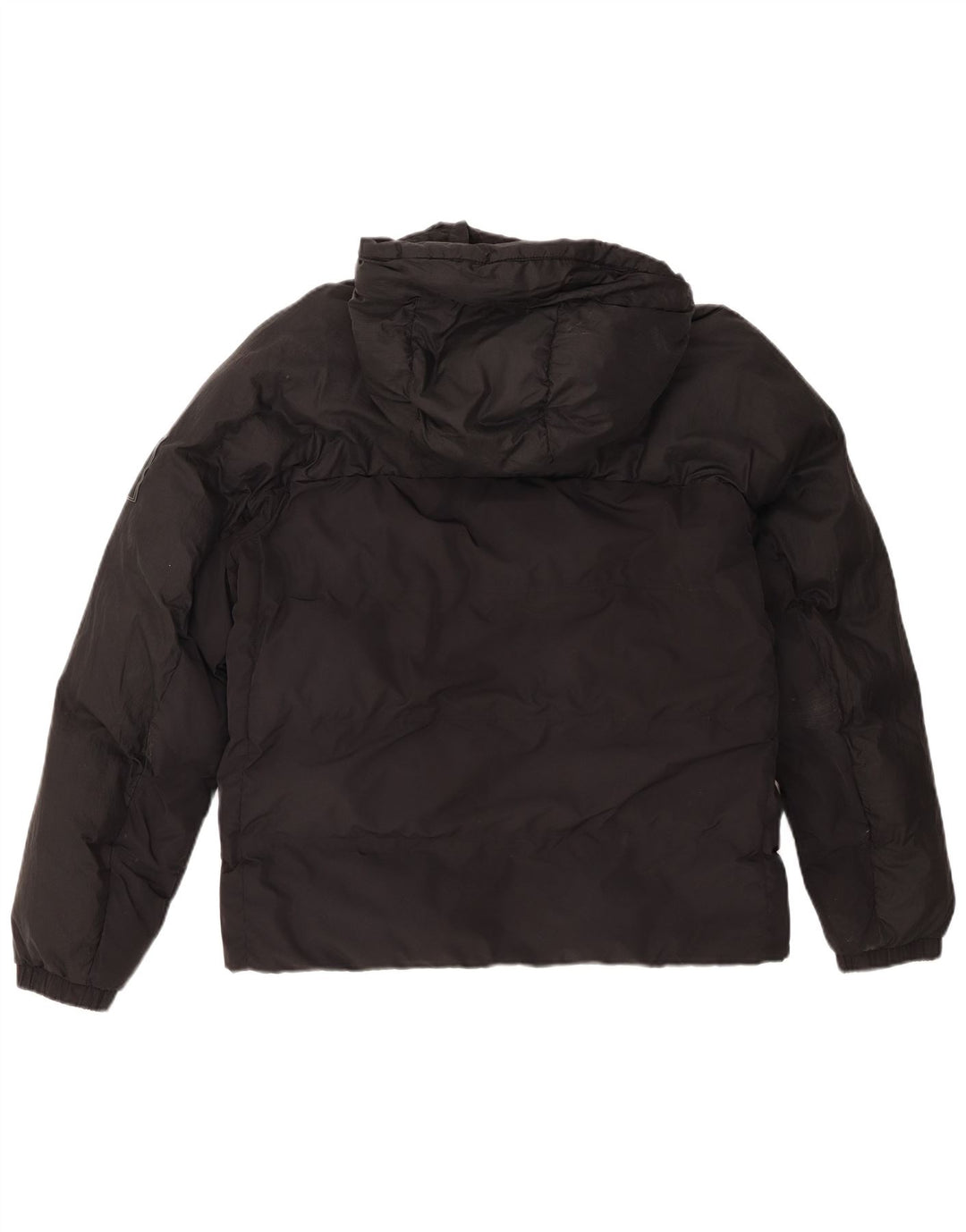 Timberland Chaqueta acolchada con capucha para hombre UK 38 Medium Black Nylon