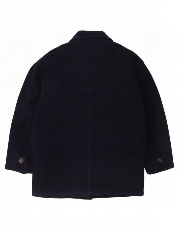 Chaqueta Bomber Hugo Boss Hombre IT 48 Lana Azul Marino Mediana