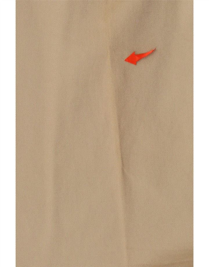 Stefanel Pantalón chino con pinzas para hombre IT 50 Large W36 L33 Algodón beige