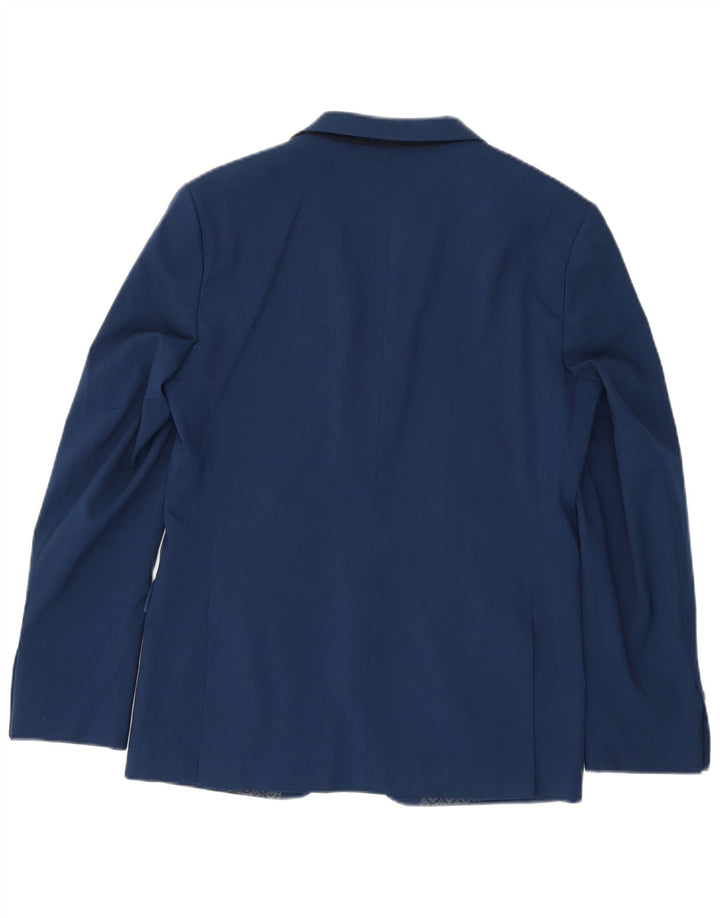 Marks & Spencer Chaqueta tipo blazer de corte regular con 2 botones para hombre UK 38 Azul medio
