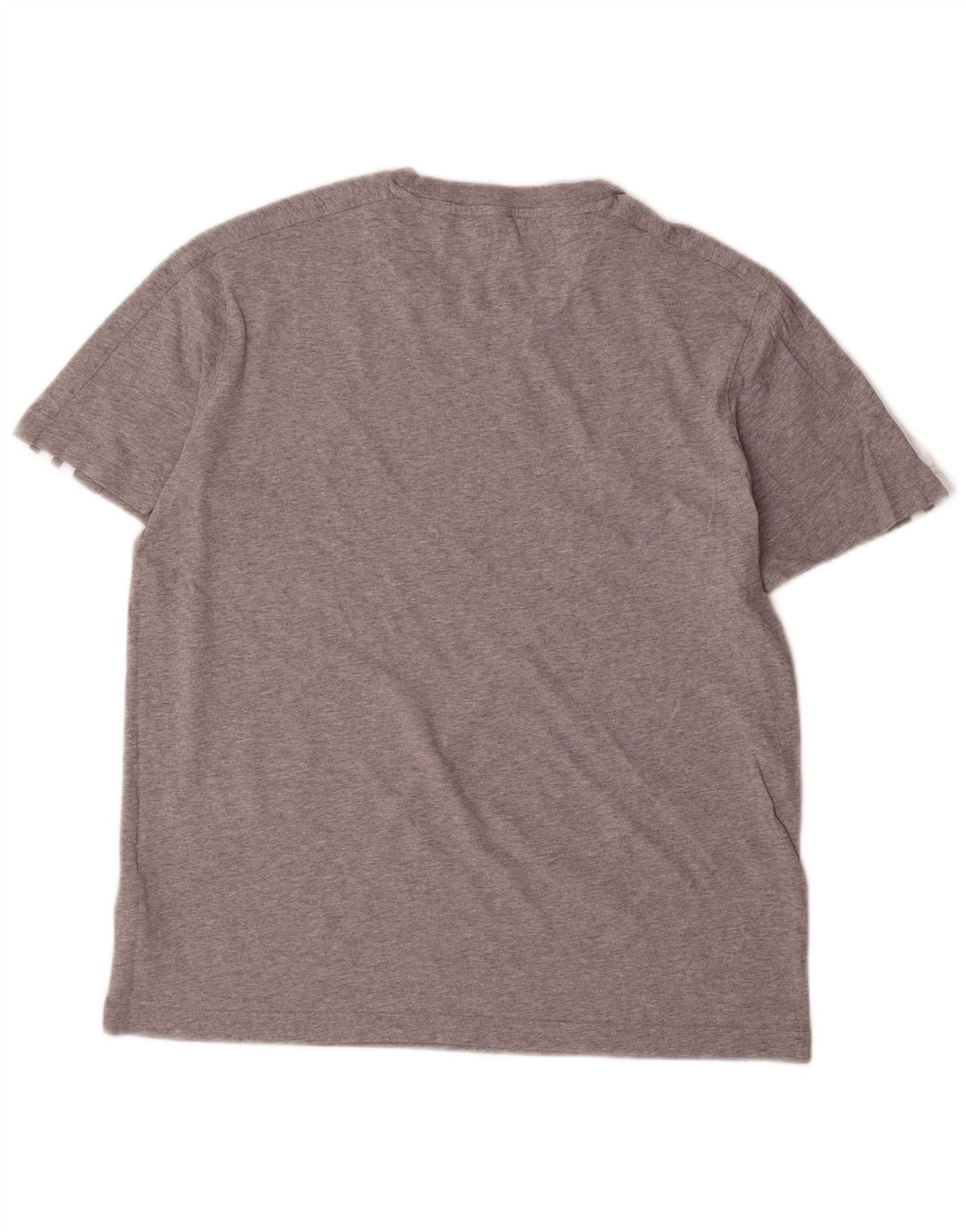 Adidas - Camiseta para hombre, talla pequeña, algodón moteado gris
