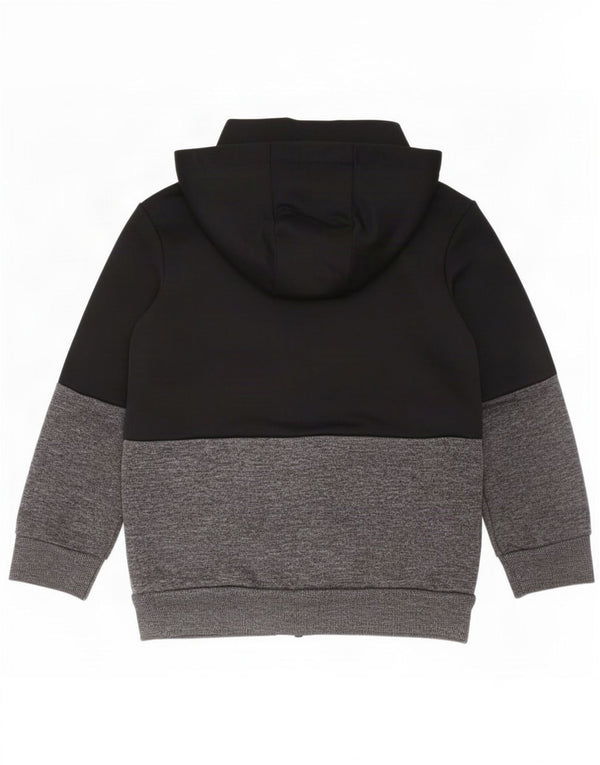 Adidas - Sudadera con capucha y cremallera para niños, 2-3 años, color negro