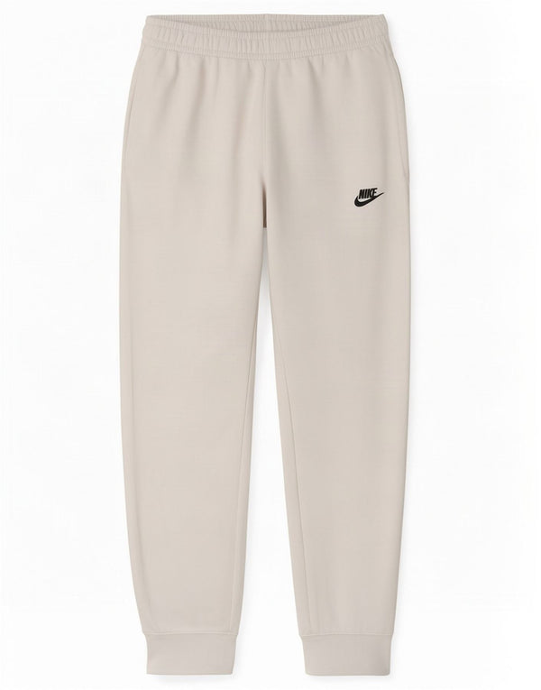 Nike Mujer Chándal Pantalones Joggers UK 10 Pequeño Algodón Blanco