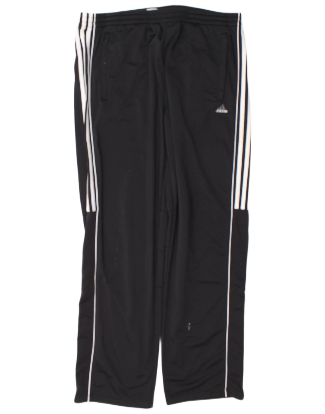 Adidas Pantalones De Chándal Hombre XL Negro Rayas Poliéster