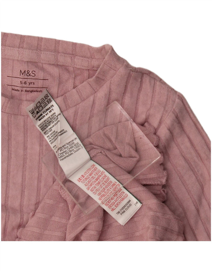 Marks & Spencer Conjunto de 2 piezas para niña 5-6 años Viscosa rosa