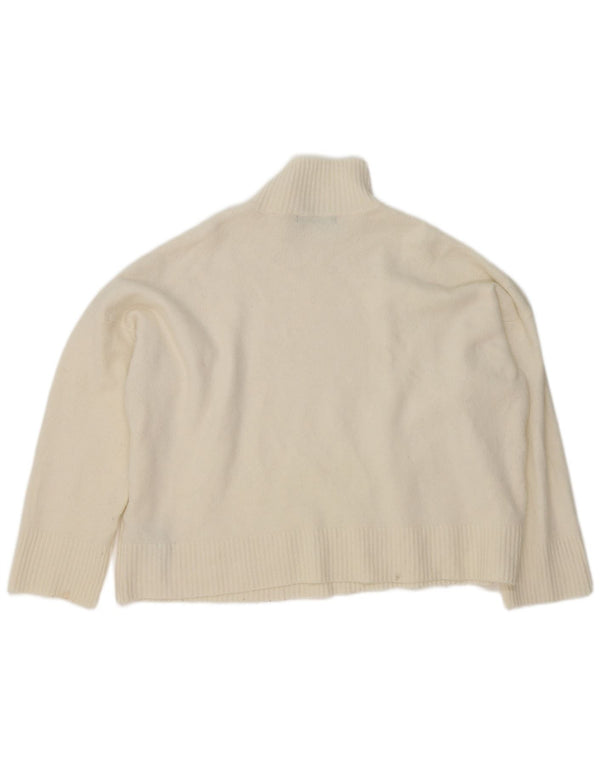 Marks & Spencer Jersey con Cuello Alto para Mujer UK 40 XL Beige Floral