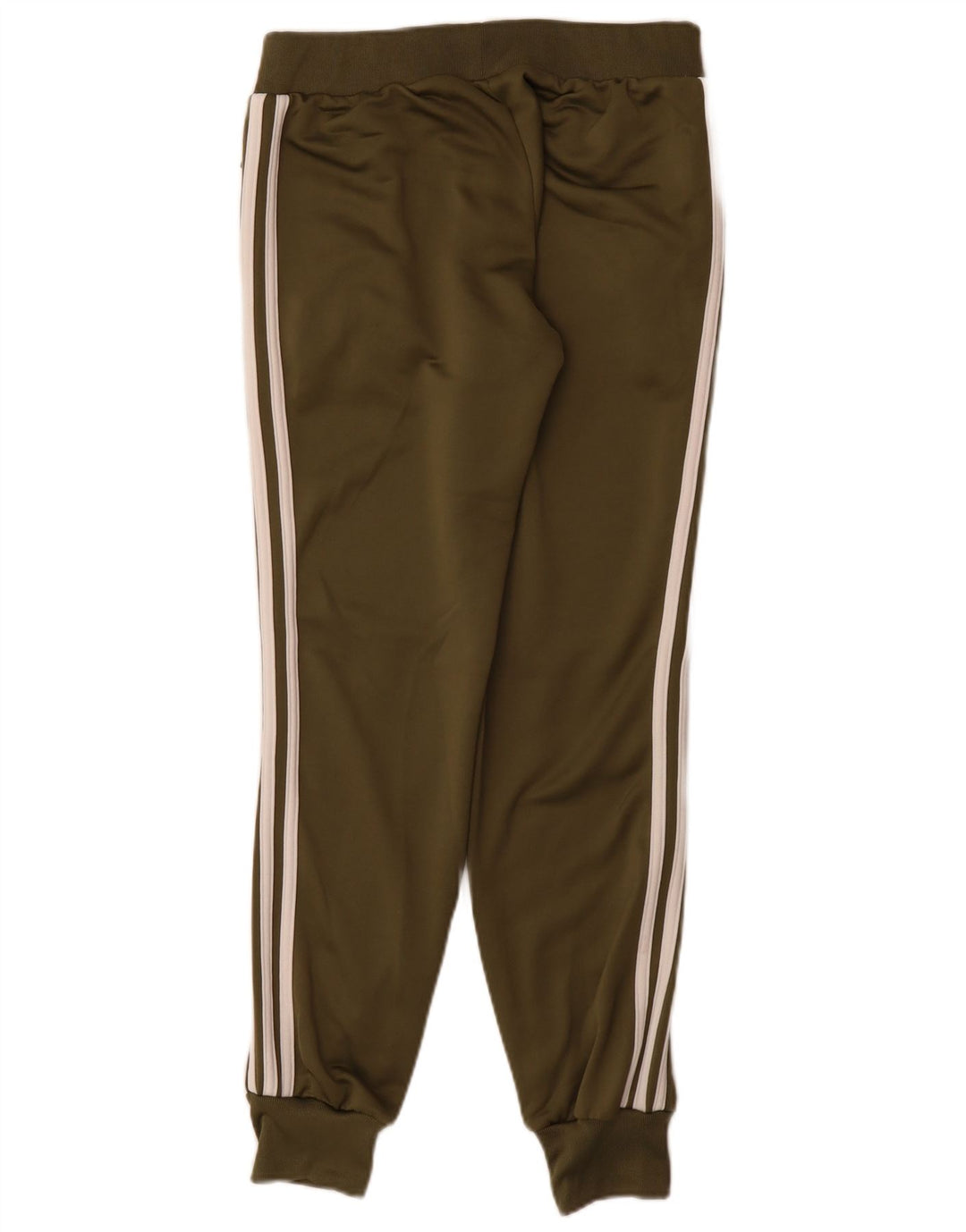 Adidas Mujer Chándal Pantalones Joggers UK 10 Pequeño Verde Poliéster