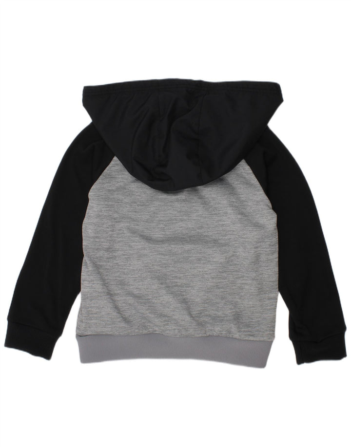 UNDER ARMOUR Jersey con capucha Cold Gear para niños 6-7 años XS Gris Colorblock