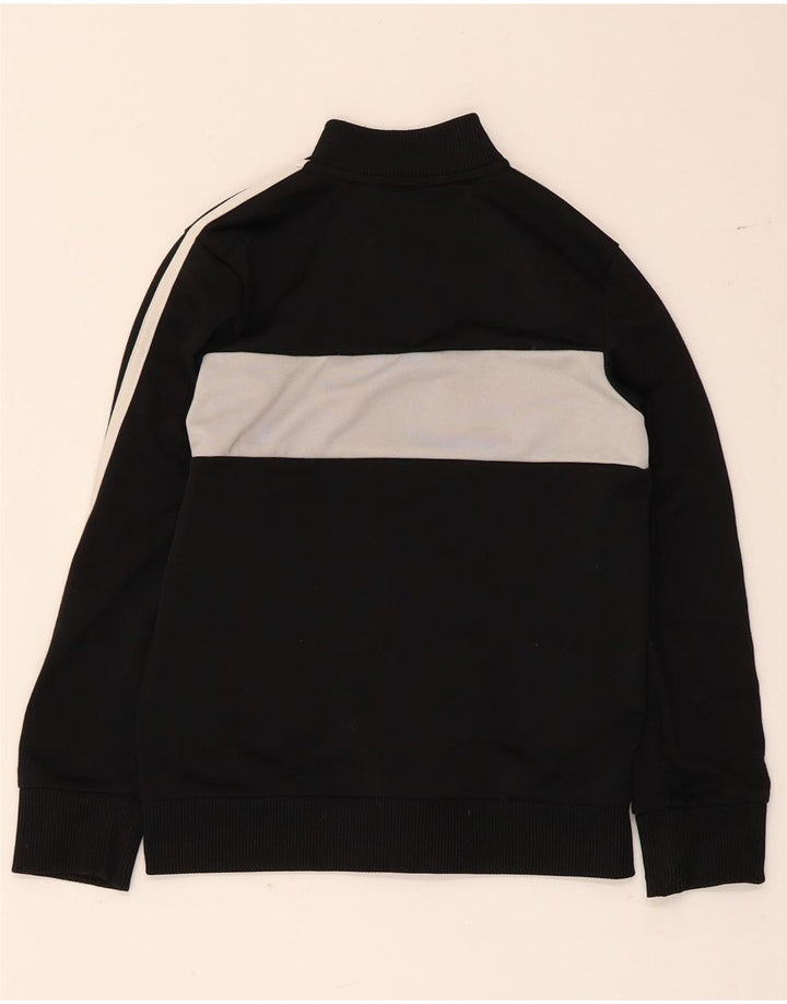 Adidas - Chaqueta de chándal para niño, 7-8 años, color negro, poliéster