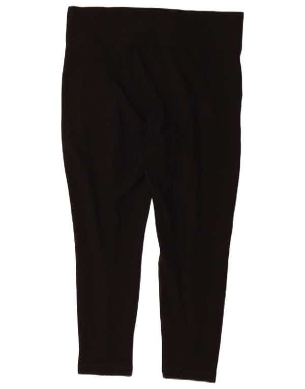 Marks & Spencer Pantalones cortos ajustados para mujer UK 46 Large W32 L24 Negro
