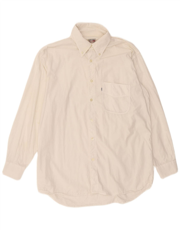 Camisa Levi's para hombre grande en blanco roto