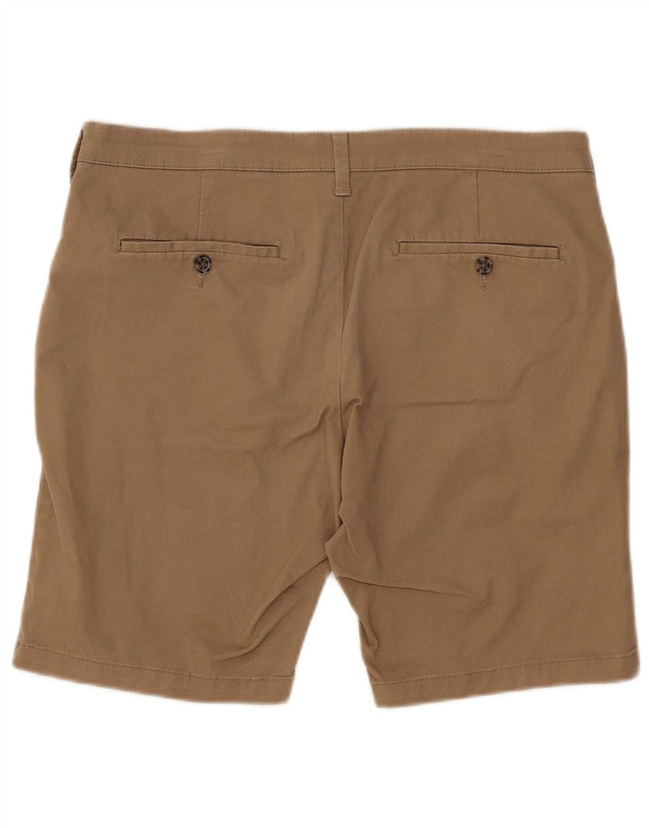 Marks & Spencer Pantalones cortos chinos para hombre W34 Algodón beige grande