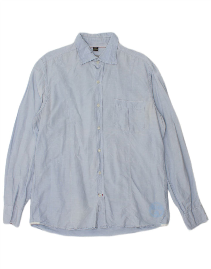 Camisa Napapijri Hombre Grande Azul Algodón